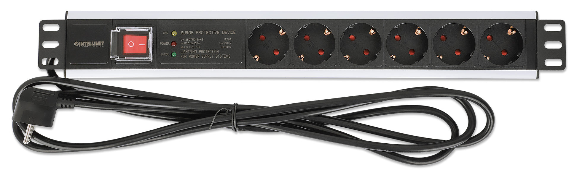 19" 1.5U Rackmount 6-Output Power Distribution Unit (PDU) Image 7