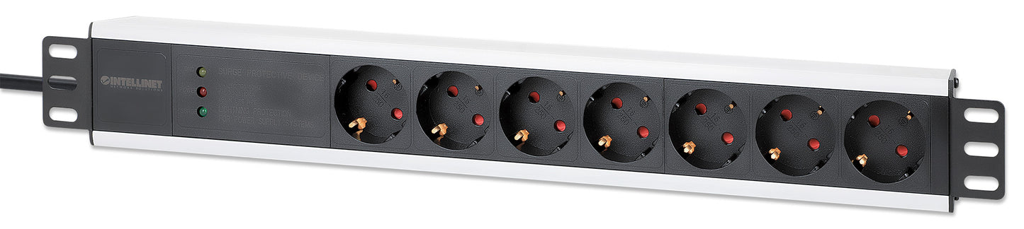 19" 1.5U Rackmount 7-Output Power Distribution Unit (PDU) Image 1