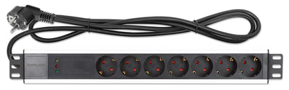19" 1.5U Rackmount 7-Output Power Distribution Unit (PDU) Image 6