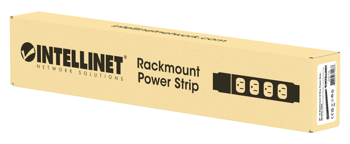 19" 1U Rackmount 8-Output Power Distribution Unit (PDU) Packaging Image 2