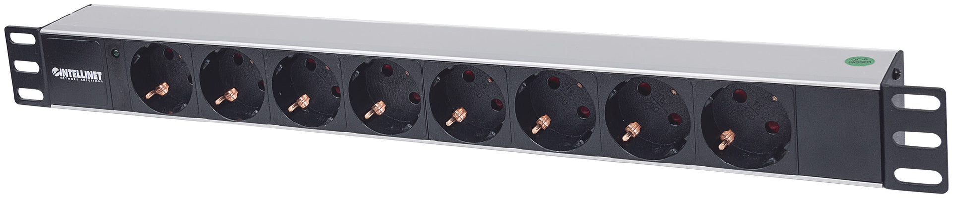 19" 1U Rackmount 8-Output Power Distribution Unit (PDU) Image 1