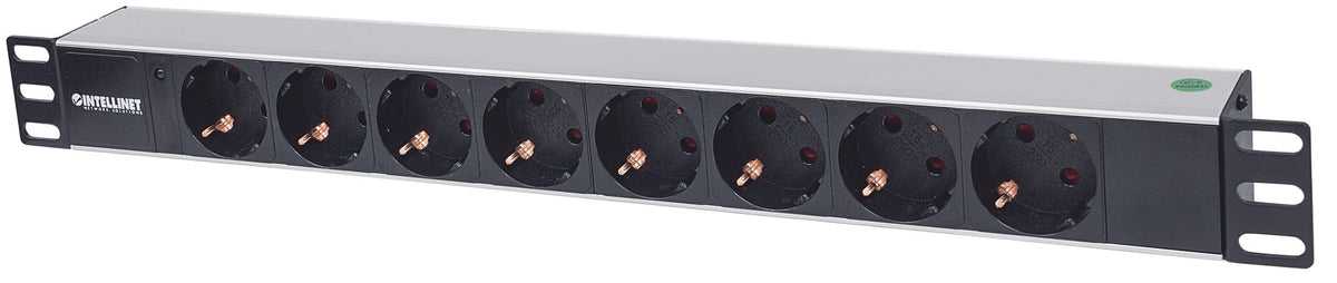 19" 1U Rackmount 8-Output Power Distribution Unit (PDU) Image 1