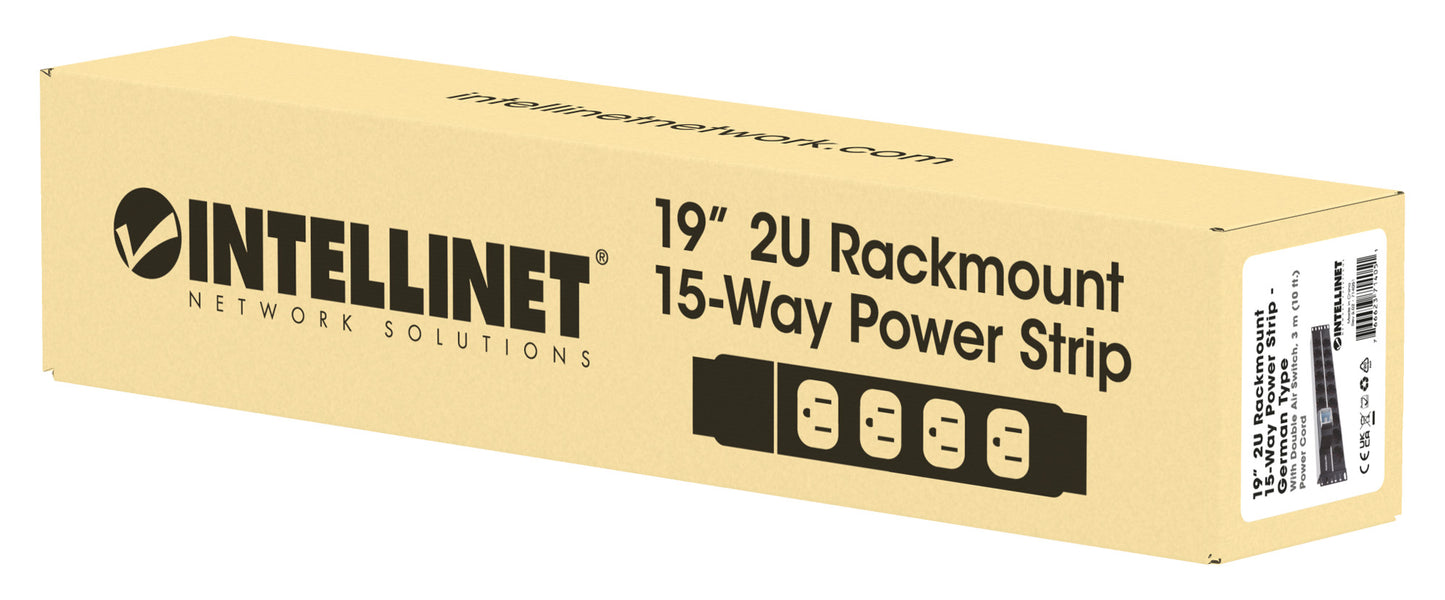 19" 2U Rackmount 15-Output Power Distribution Unit (PDU) Packaging Image 2