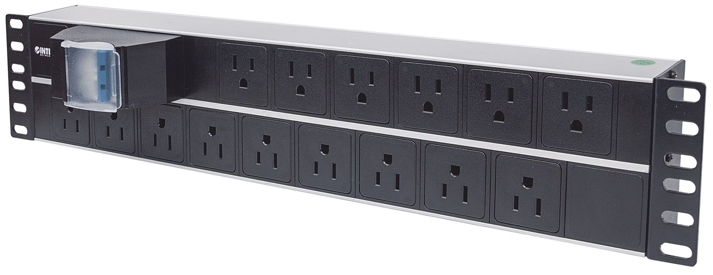 19" 2U Rackmount 15-Output Power Distribution Unit (PDU) Image 1