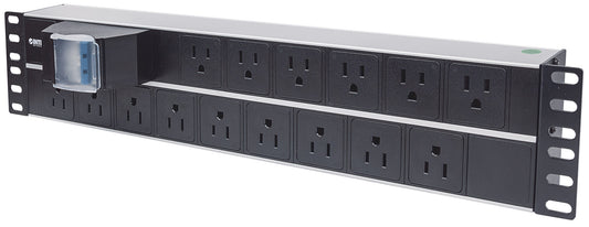 19" 2U Rackmount 15-Output Power Distribution Unit (PDU) Image 1