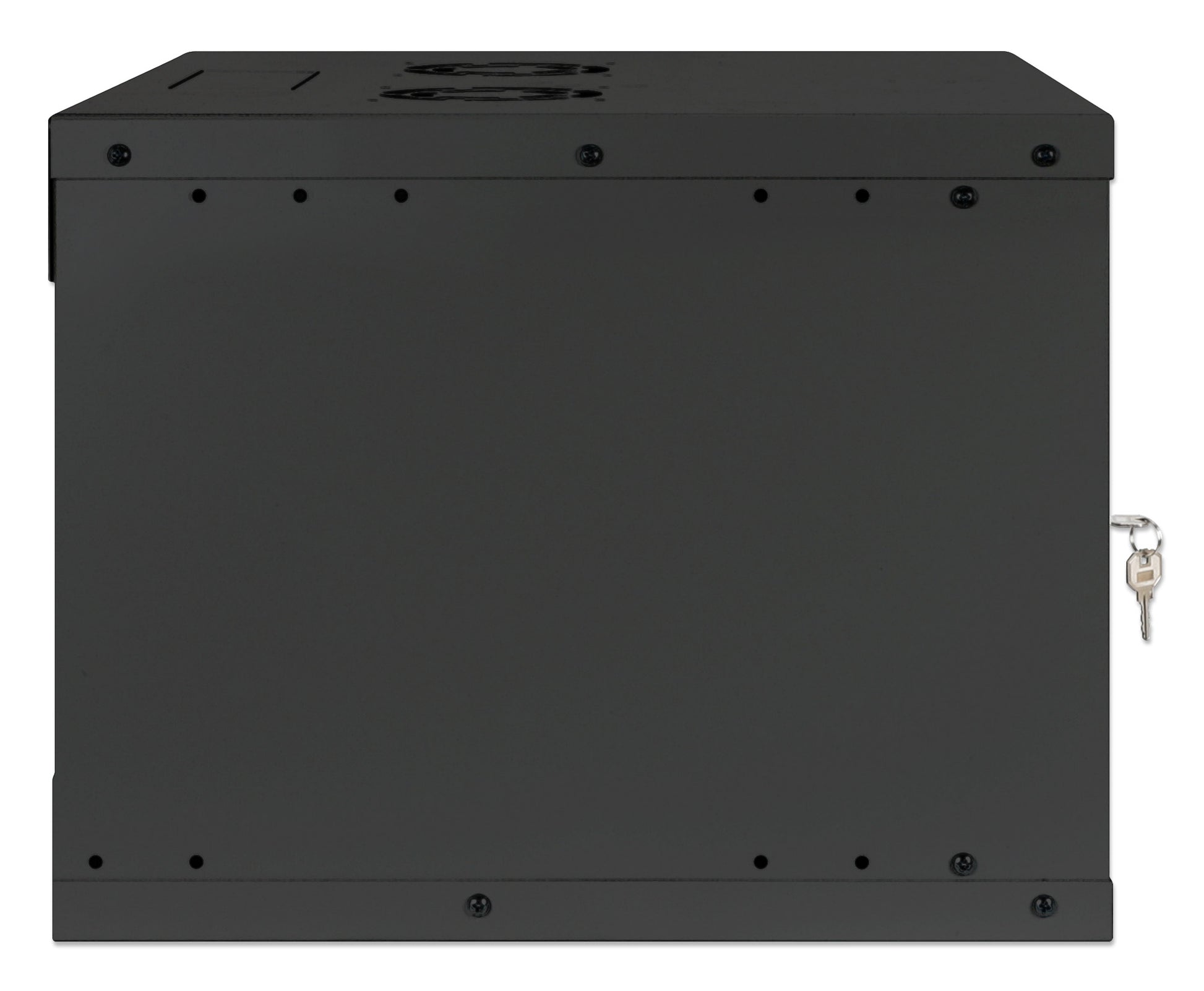 6U 19" Wall Mount Network Cabinet, Basic Line, 400 mm Depth, Black Image 5