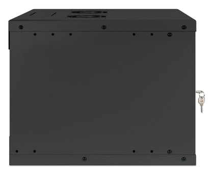 6U 19" Wall Mount Network Cabinet, Basic Line, 400 mm Depth, Black Image 5