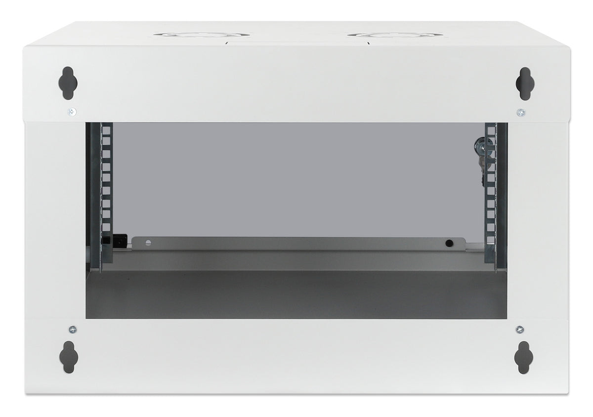 6U 19" Wall Mount Network Cabinet, Basic Line, 400 mm Depth, Gray Image 6
