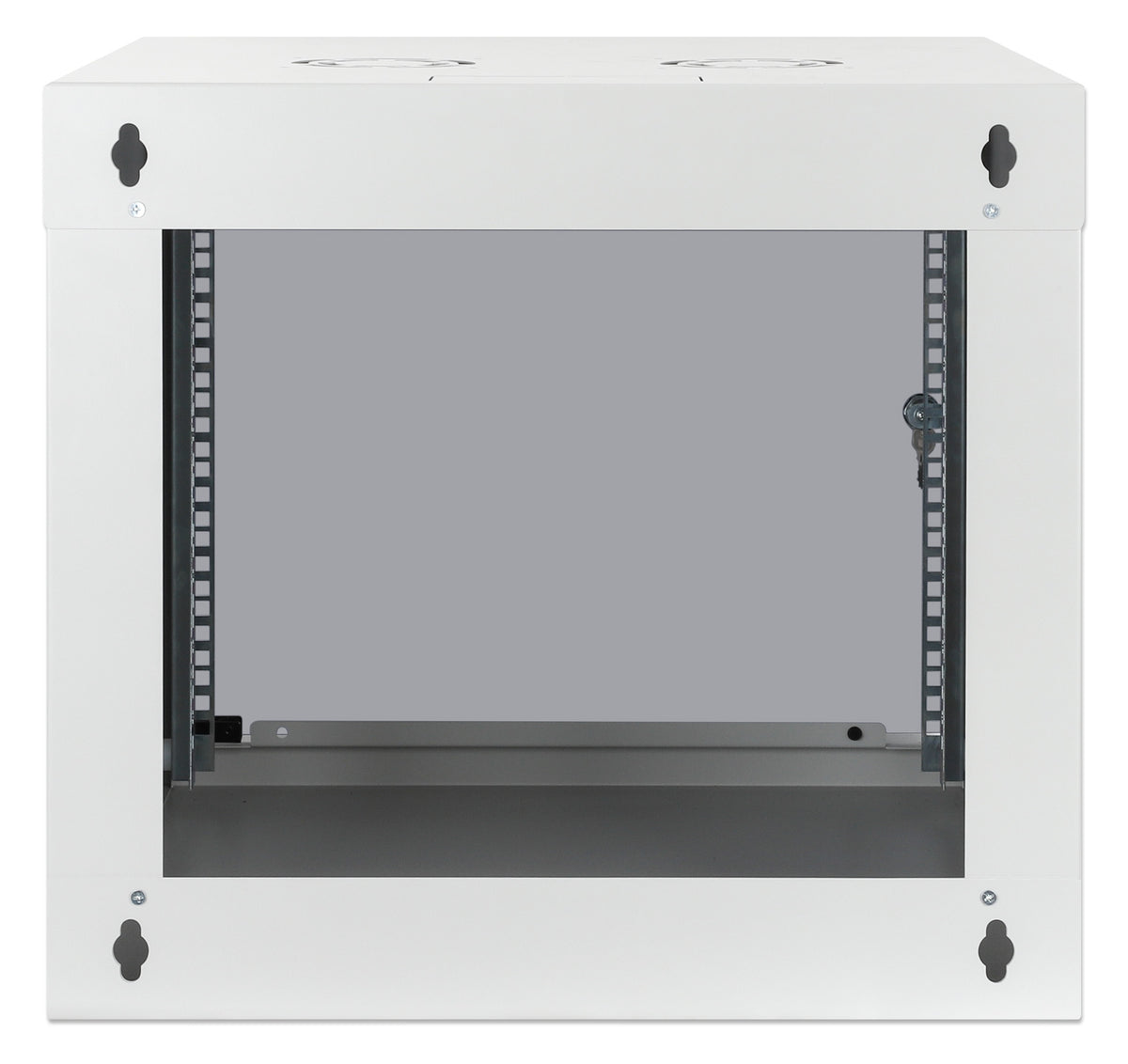 9U 19" Wall Mount Network Cabinet, Basic Line, 400 mm Depth, Gray Image 6