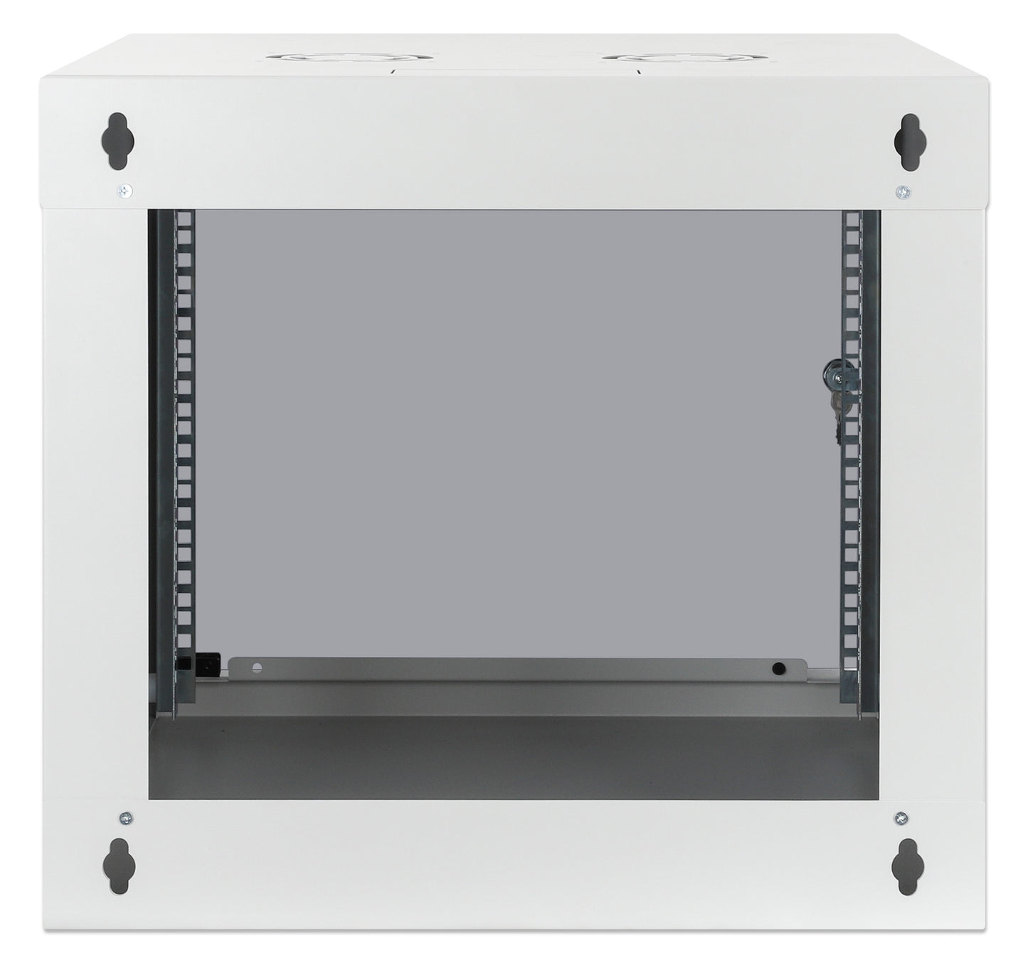 9U 19" Wall Mount Network Cabinet, Basic Line, 400 mm Depth, Gray Image 6