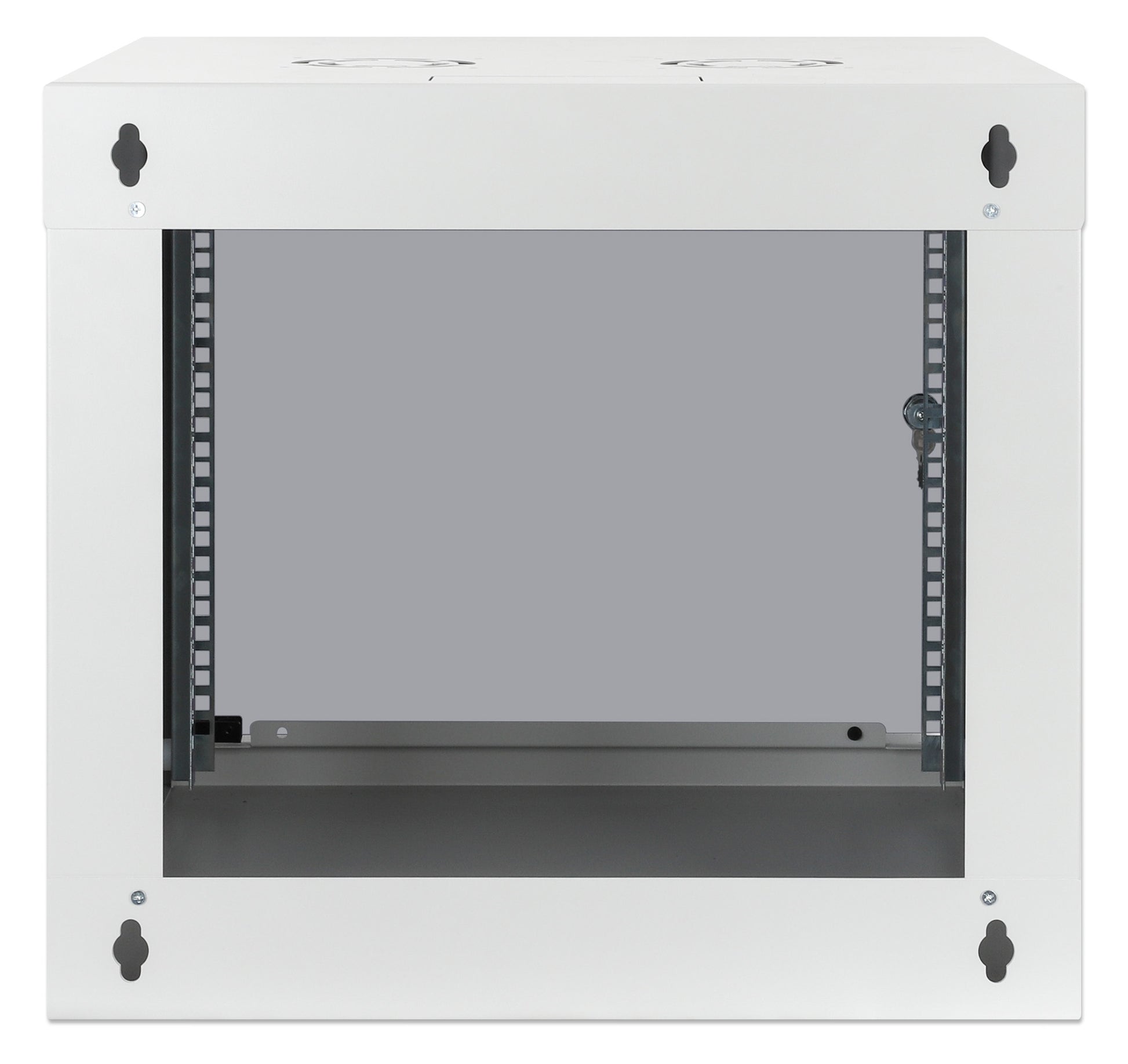 9U 19" Wall Mount Network Cabinet, Basic Line, 400 mm Depth, Gray Image 6