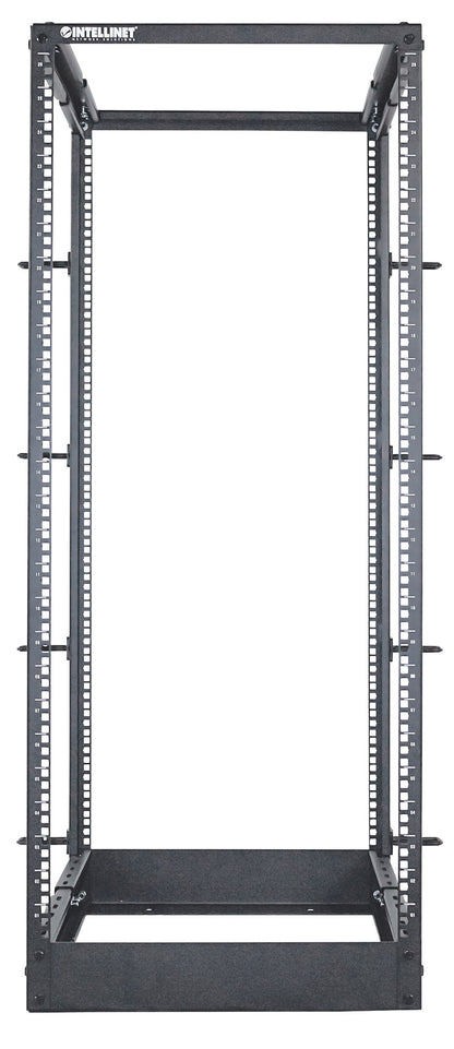 19" Floor-Standing 4-Post Open Frame Network Rack, 26U Image 4