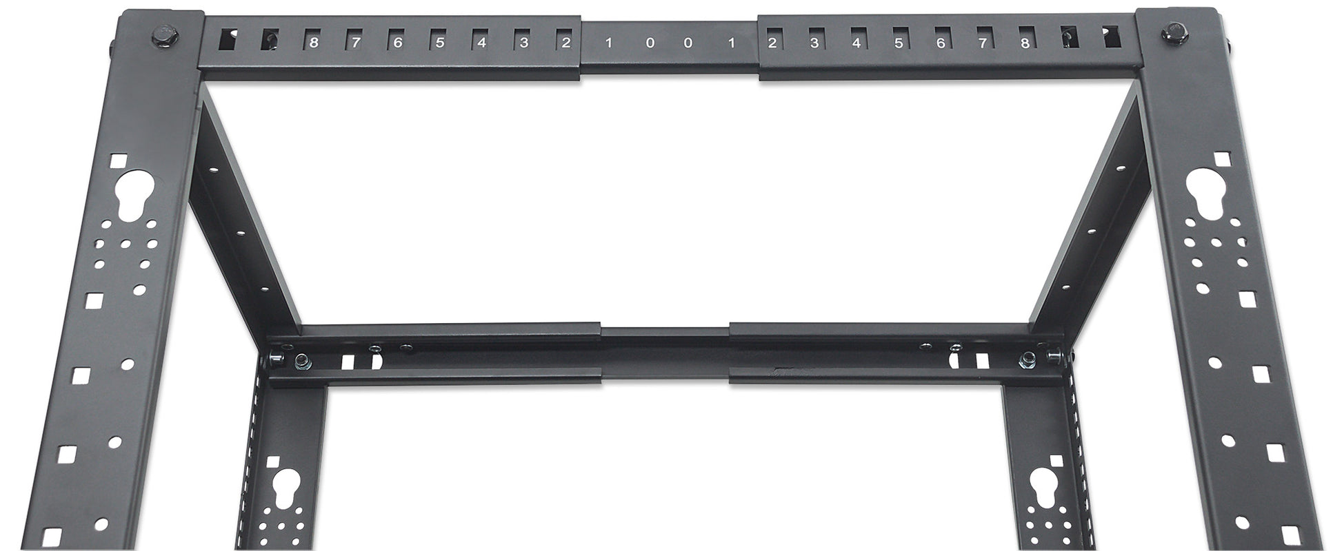 19" Floor-Standing 4-Post Open Frame Network Rack, 45U Image 11