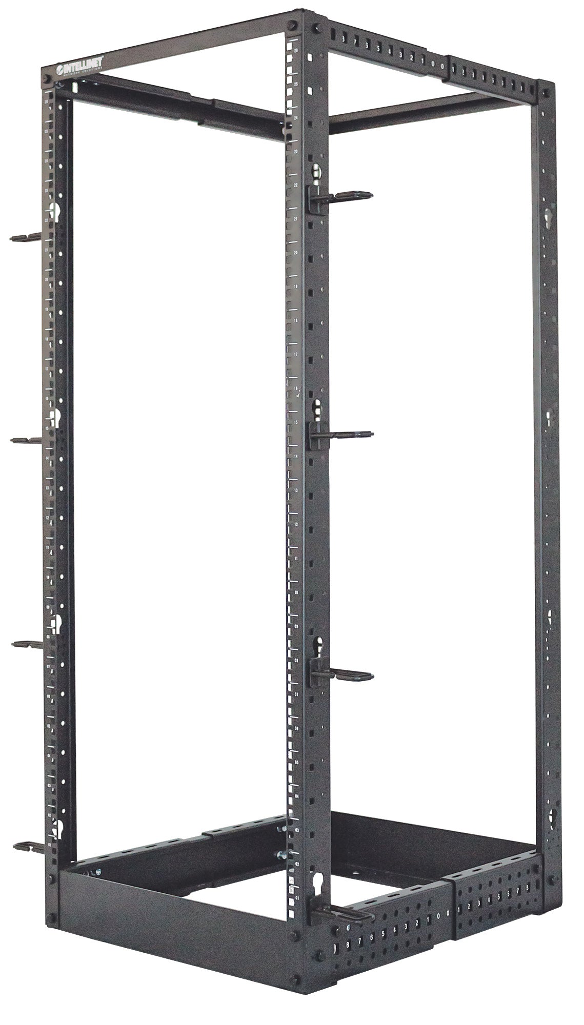 19" 4-Post Open Frame Rack, 48U Image 1