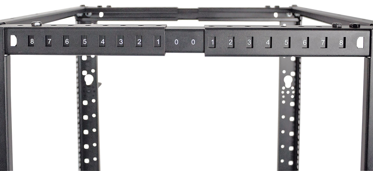 19" 4-Post Open Frame Rack, 48U Image 6
