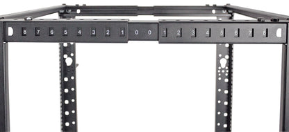 19" 4-Post Open Frame Rack, 48U Image 6