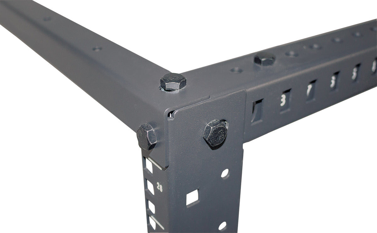 19" 4-Post Open Frame Rack, 48U Image 7