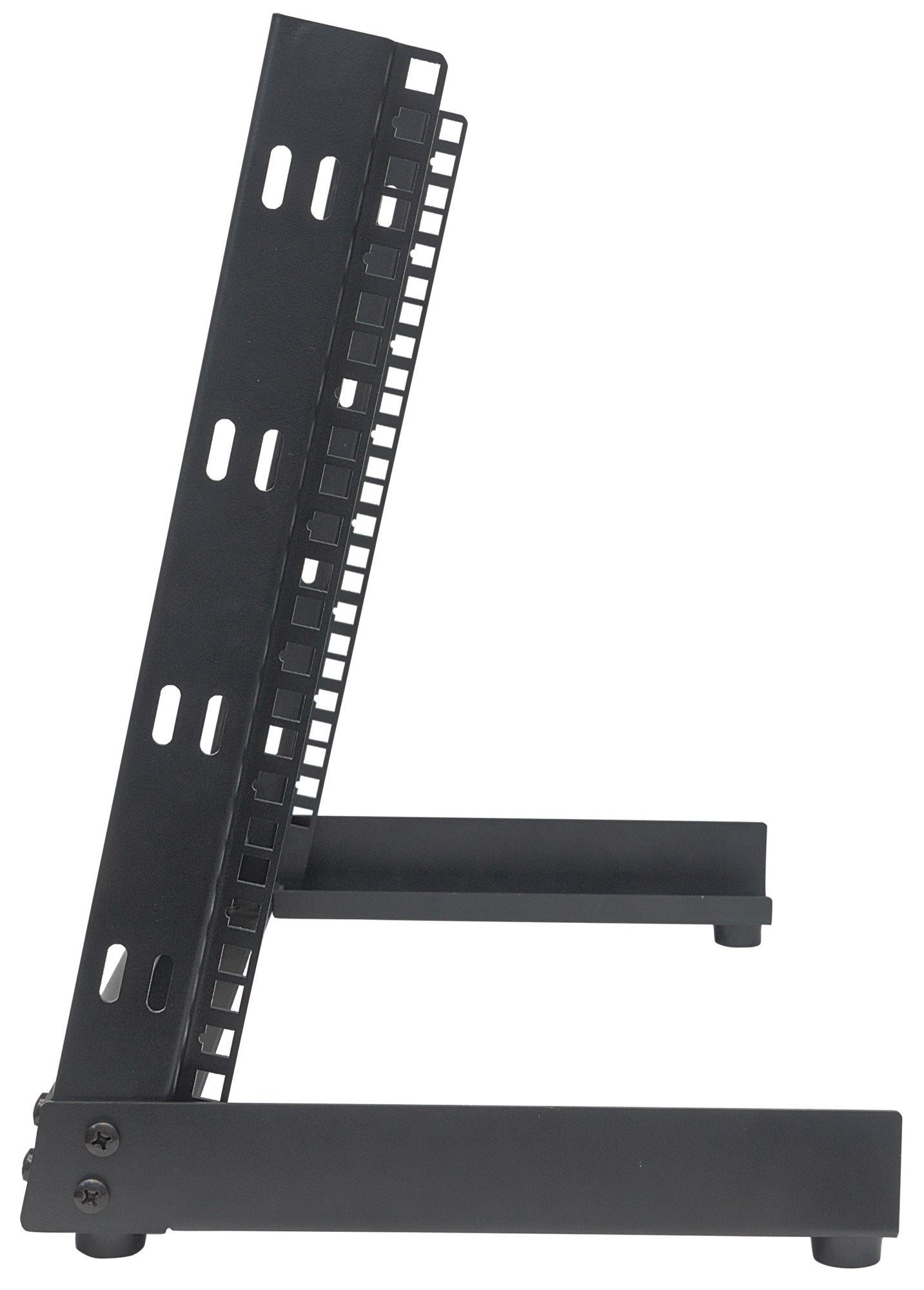 19" Desktop 2-Post Open Frame Network Rack, 8U Image 4