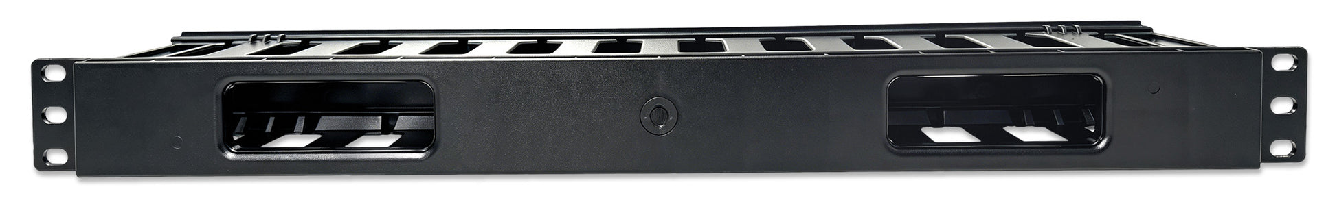 19" Cable Management Panel, 1U, Black Image 6