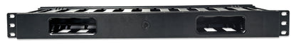 19" Cable Management Panel, 1U, Black Image 6