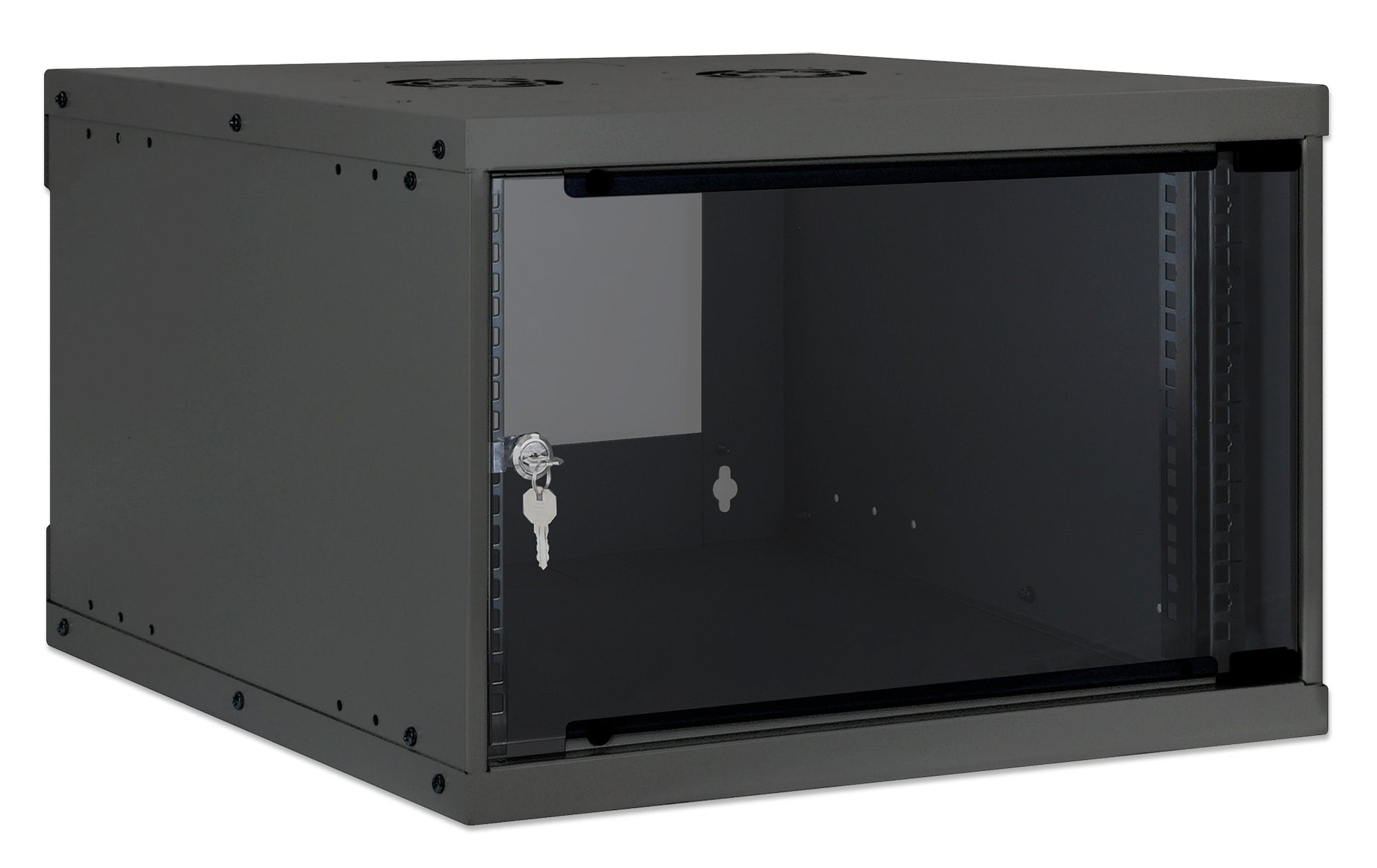 6U 19" Wall Mount Network Cabinet, Basic Line, 560 mm Depth, Black Image 2