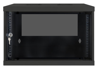 6U 19" Wall Mount Network Cabinet, Basic Line, 560 mm Depth, Black Image 3