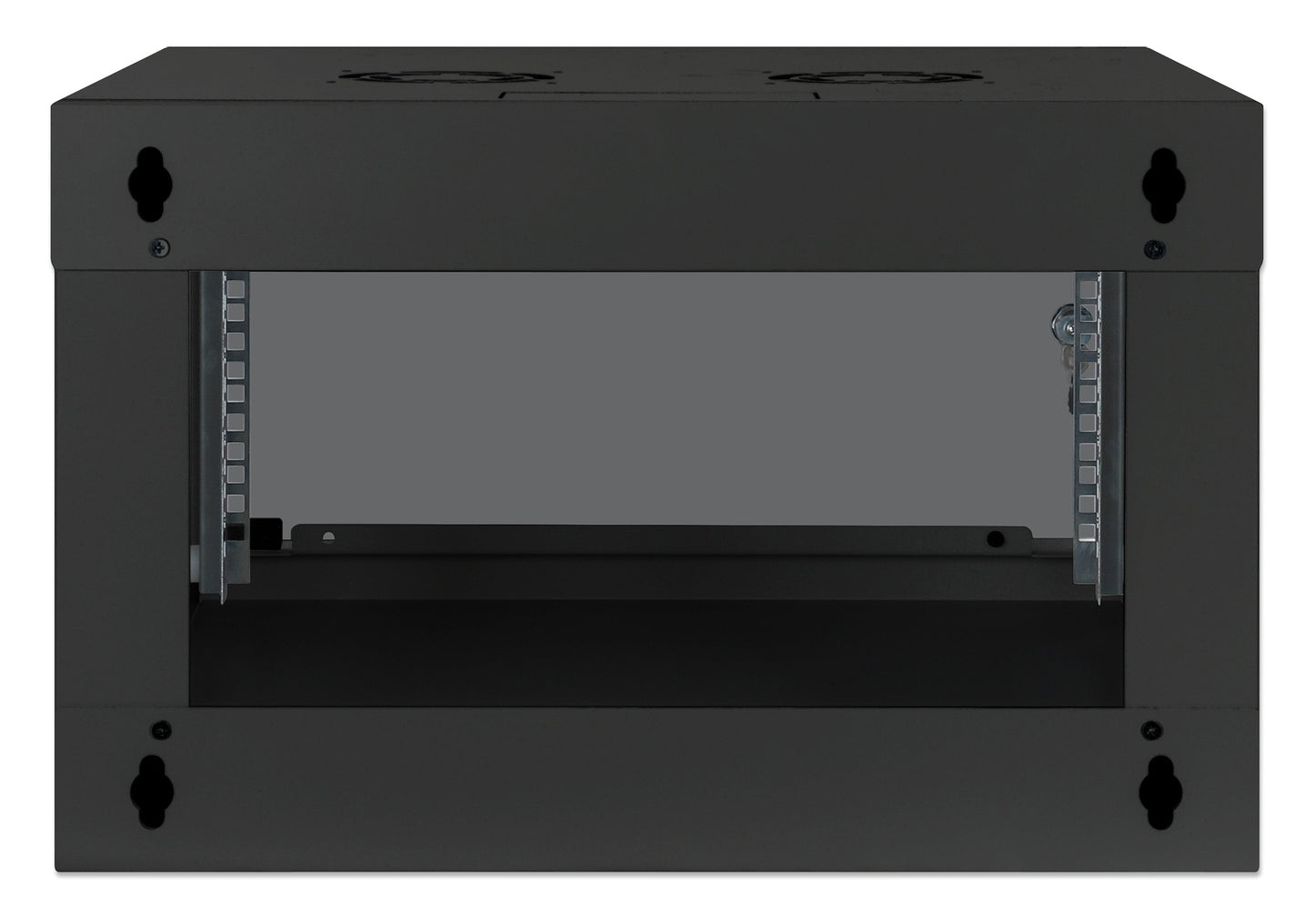 6U 19" Wall Mount Network Cabinet, Basic Line, 560 mm Depth, Black Image 6