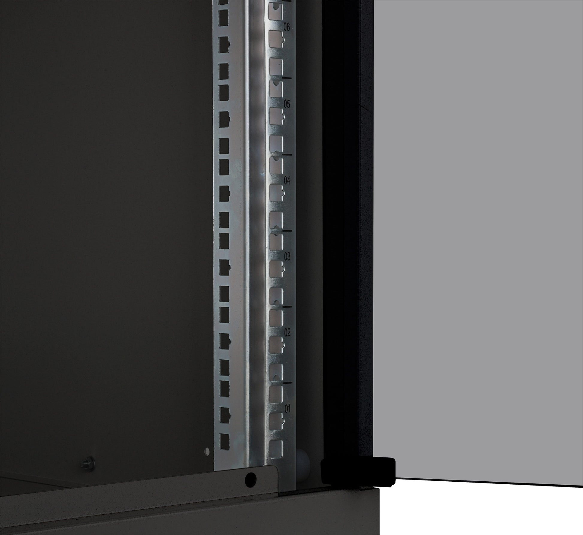 6U 19" Wall Mount Network Cabinet, Basic Line, 560 mm Depth, Black Image 7