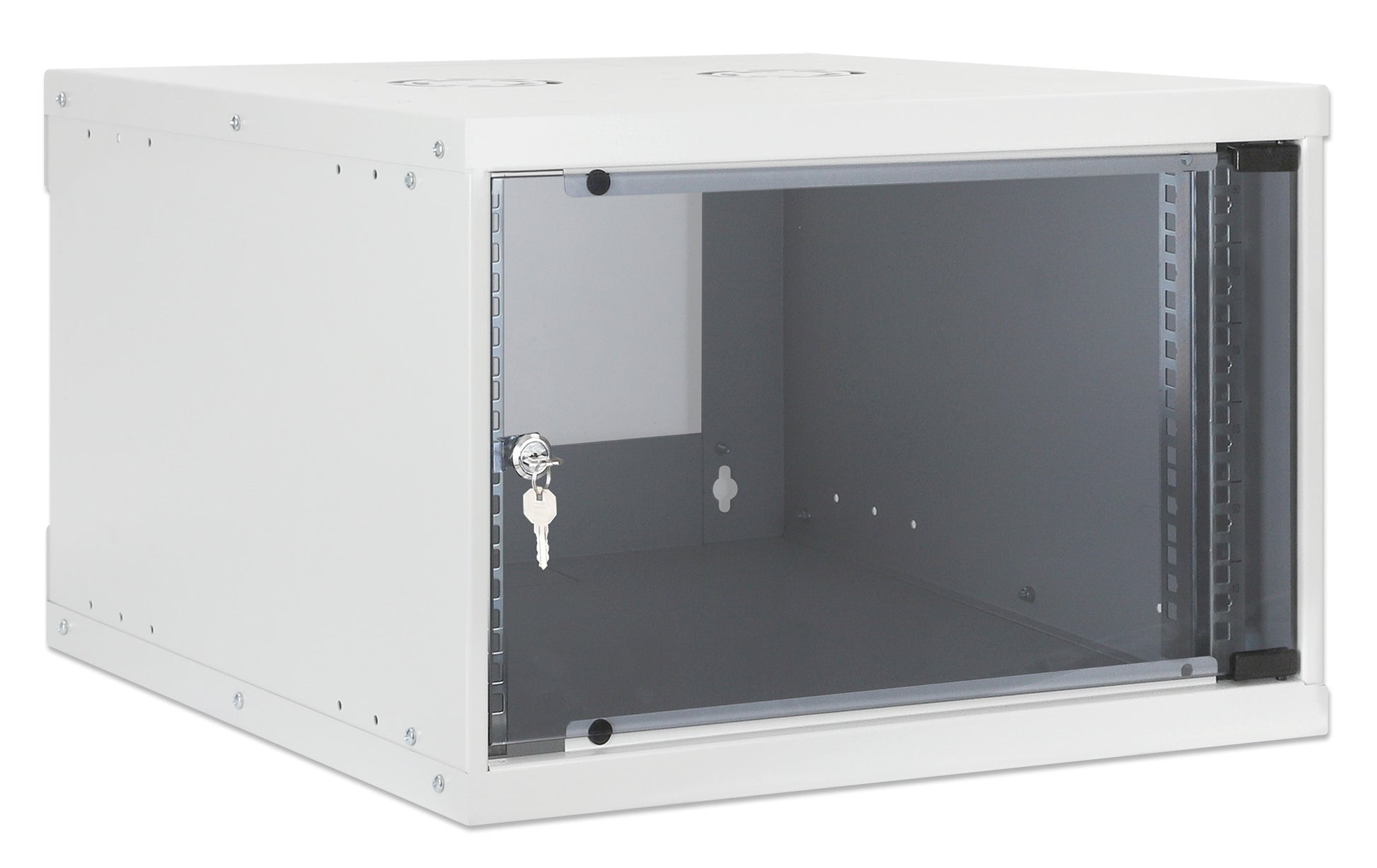 6U 19" Wall Mount Network Cabinet, Basic Line, 560 mm Depth, Gray Image 2