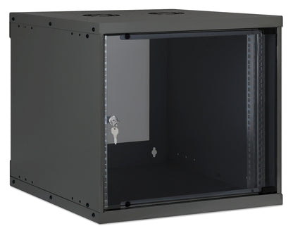 9U 19" Wall Mount Network Cabinet, Basic Line, 560 mm Depth, Black Image 2