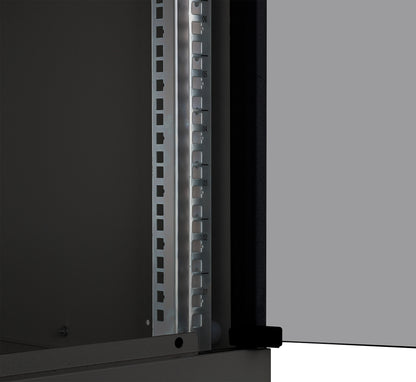 9U 19" Wall Mount Network Cabinet, Basic Line, 560 mm Depth, Black Image 7