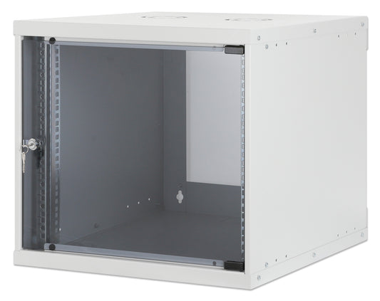 9U 19" Wall Mount Network Cabinet, Basic Line, 560 mm Depth, Gray Image 1