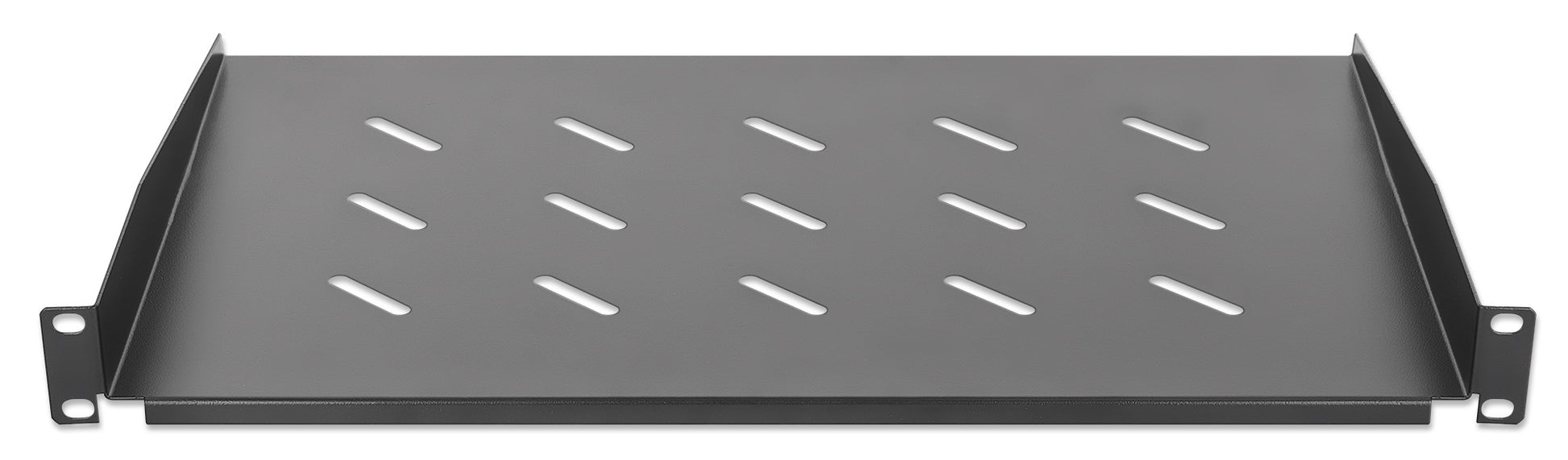 19" Cantilever Shelf, 1U, 300 mm (11.8 in.) Depth, Black Image 3