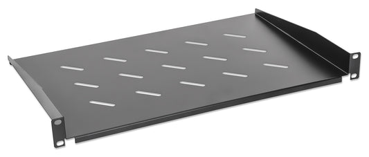 19" Cantilever Shelf, 1U, 300 mm (11.8 in.) Depth, Black Image 1
