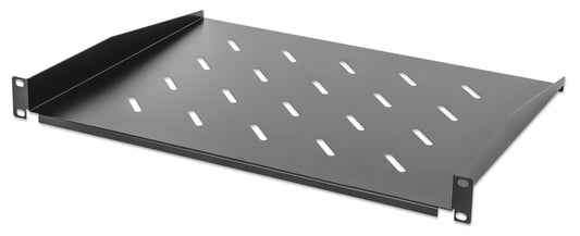 19" Cantilever Shelf, 1U, 350 mm (13.8 in.) Depth, Black Image 1