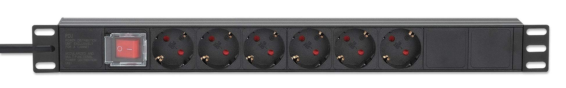 19" 1U Rackmount 6-Output Power Distribution Unit (PDU) Image 4