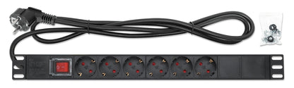 19" 1U Rackmount 6-Output Power Distribution Unit (PDU) Image 6