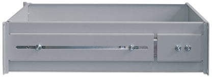 19" Storage Drawer Shelf, 2U, 350 mm Depth, Gray Image 6