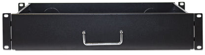 19" Storage Drawer Shelf, 2U, 350 mm Depth, Black Image 3