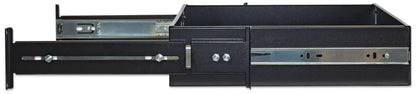19" Storage Drawer Shelf, 2U, 350 mm Depth, Black Image 7