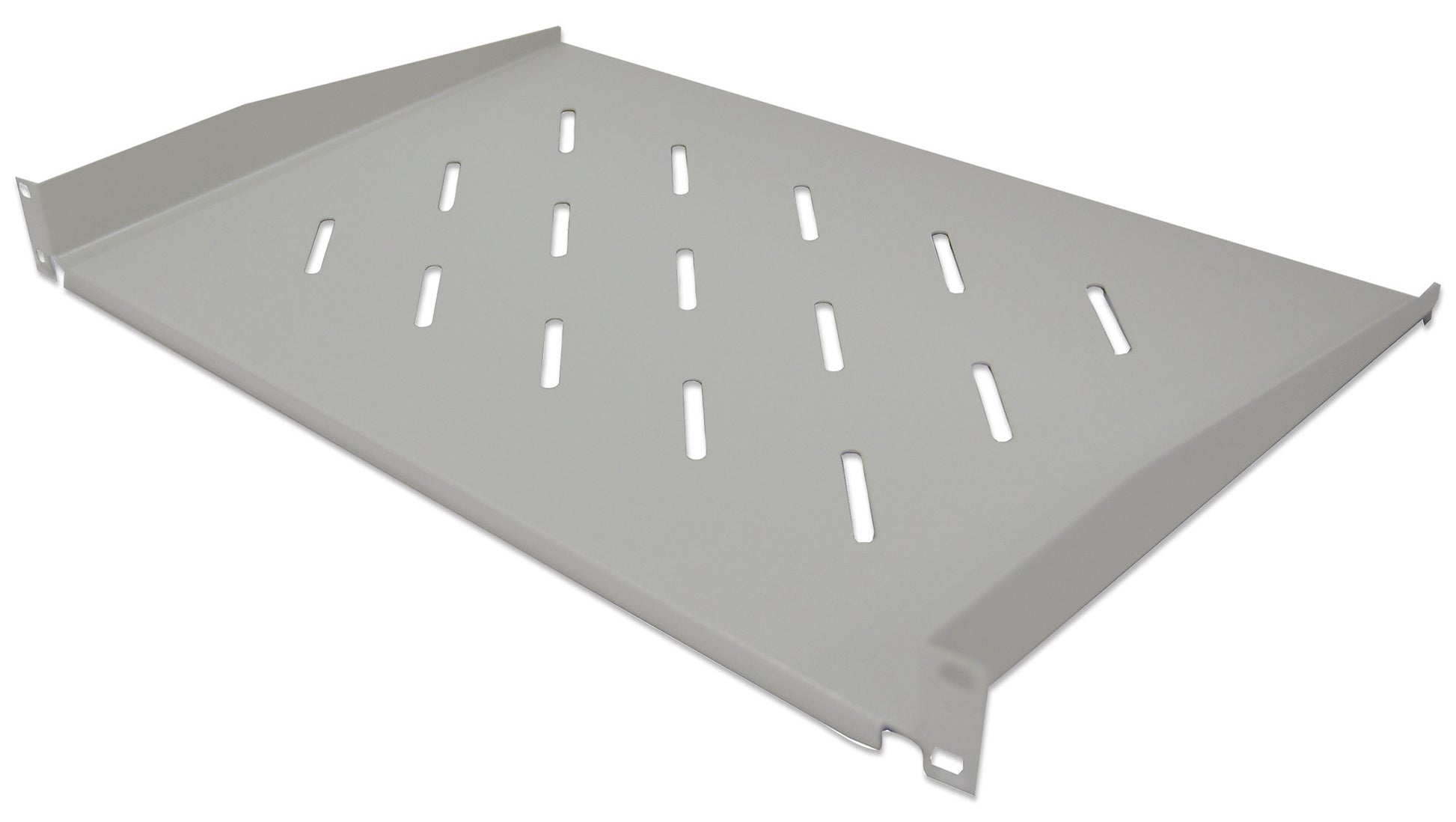 19" Cantilever Shelf, 1U, 300 mm (11.8 in.) Depth, Gray Image 1