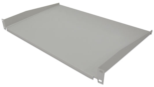 19" Cantilever Shelf, 1U, 300 mm (11.8 in.) Depth, Gray Image 1