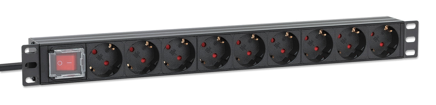 19" 1U Rackmount 9-Output Power Distribution Unit (PDU) Image 3