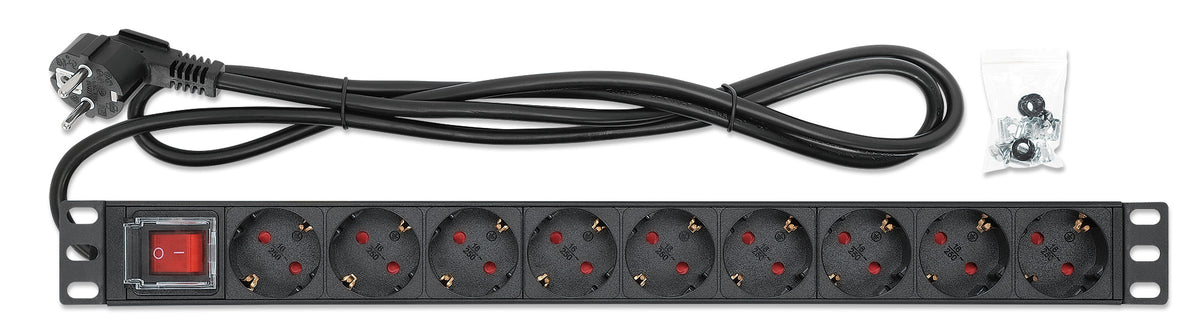 19" 1U Rackmount 9-Output Power Distribution Unit (PDU) Image 6