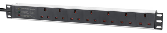 19" 1U Rack Mount 7-Output Power Distribution Unit (PDU) / Surge Protector Image 1