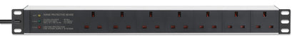 19" 1U Rack Mount 7-Output Power Distribution Unit (PDU) / Surge Protector Image 4
