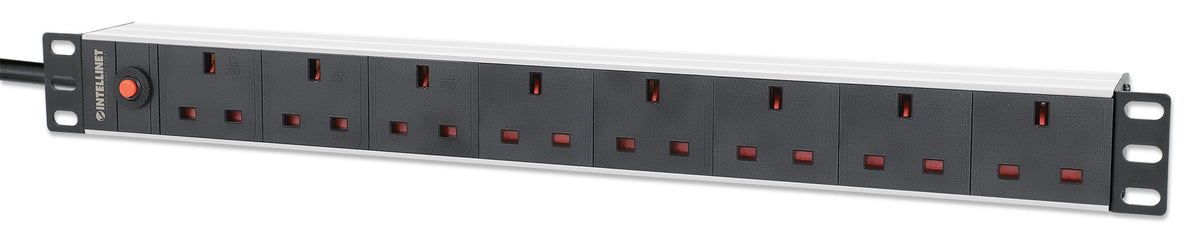 19" 1U Rack Mount 8-Output Power Distribution Unit (PDU) Image 1