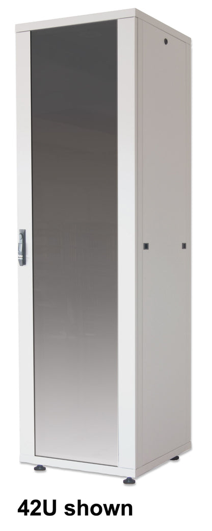 19" Network Cabinet, Basic Line, 22U, 800 (D) x 600 (W) mm, Gray Image 1