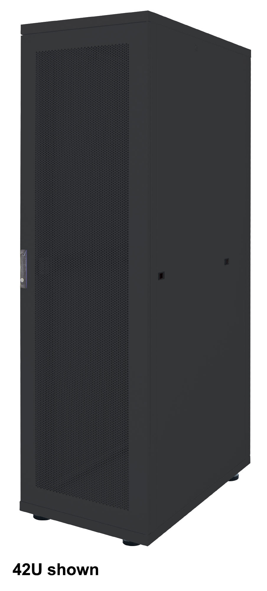 19" Server Cabinet, Basic Line, 26U, 1000 (D) x 600 (W) mm, Black Image 1