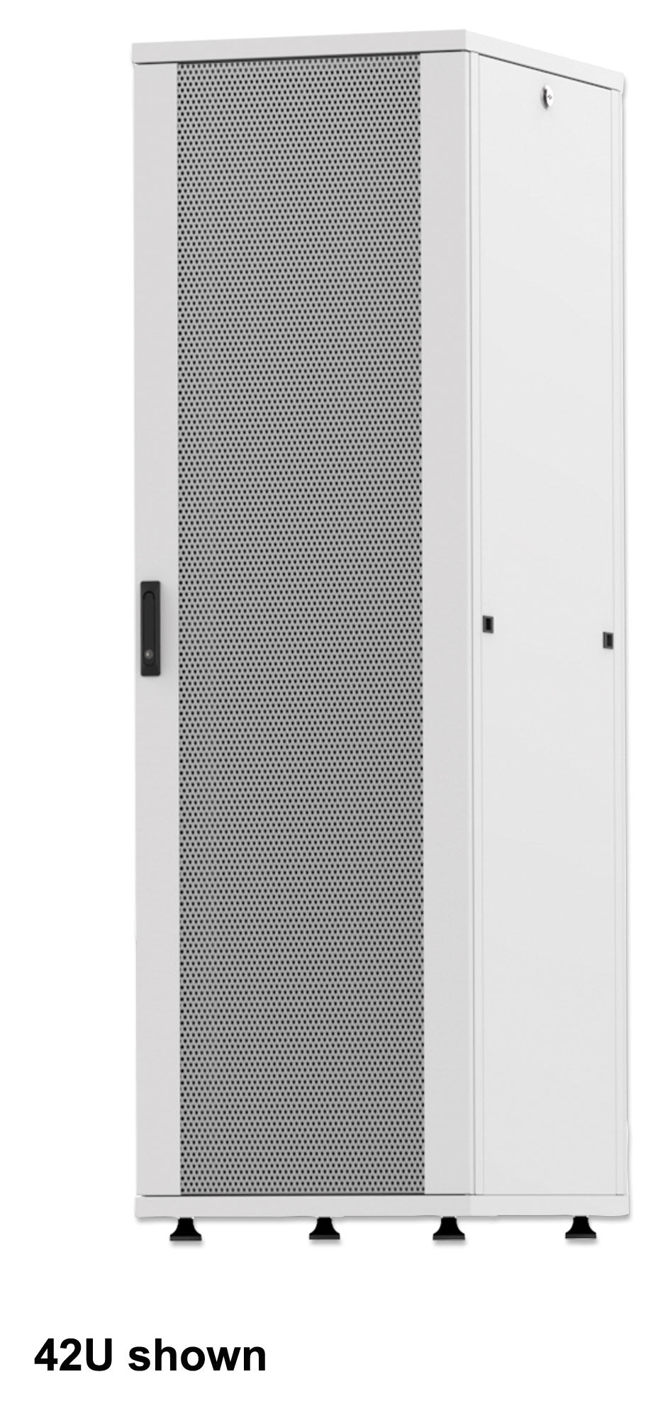 19" Server Cabinet, Basic Line, 26U, 1000 (D) x 600 (W) mm, Gray Image 3